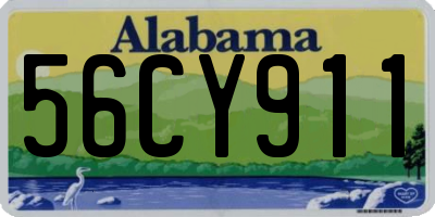 AL license plate 56CY911