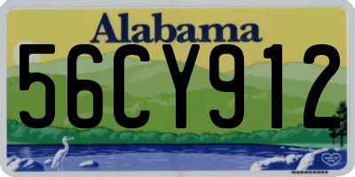 AL license plate 56CY912