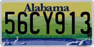 AL license plate 56CY913