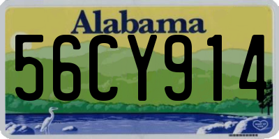 AL license plate 56CY914