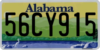 AL license plate 56CY915