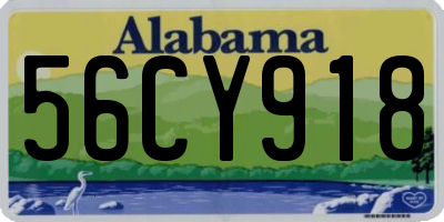 AL license plate 56CY918