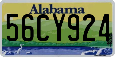 AL license plate 56CY924