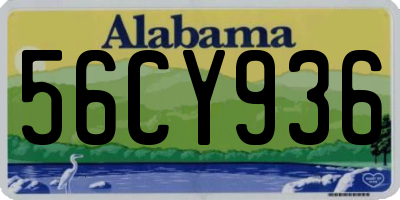 AL license plate 56CY936