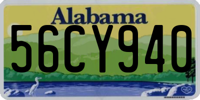 AL license plate 56CY940