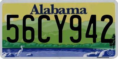 AL license plate 56CY942