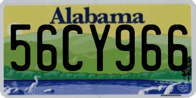 AL license plate 56CY966