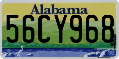 AL license plate 56CY968