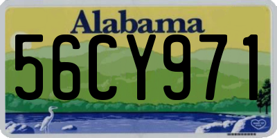 AL license plate 56CY971