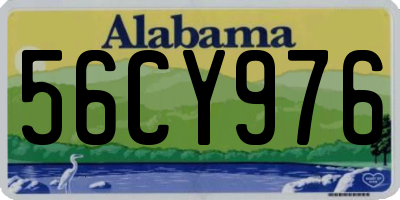 AL license plate 56CY976