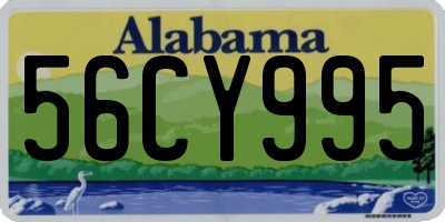 AL license plate 56CY995