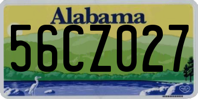 AL license plate 56CZ027