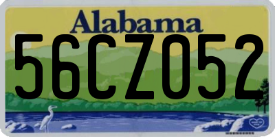 AL license plate 56CZ052