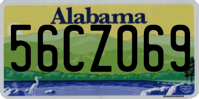 AL license plate 56CZ069