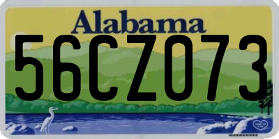 AL license plate 56CZ073