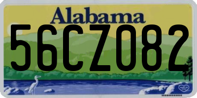 AL license plate 56CZ082