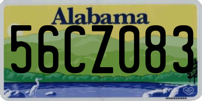 AL license plate 56CZ083