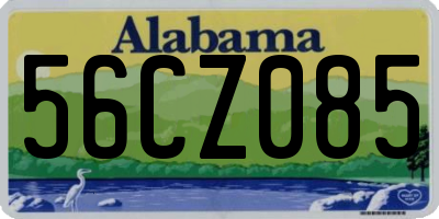 AL license plate 56CZ085