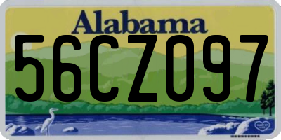 AL license plate 56CZ097