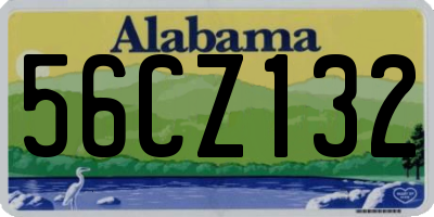 AL license plate 56CZ132