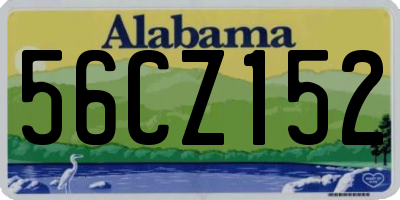 AL license plate 56CZ152