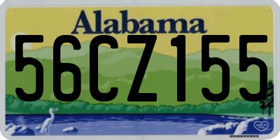 AL license plate 56CZ155