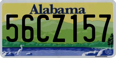 AL license plate 56CZ157