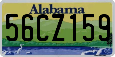 AL license plate 56CZ159
