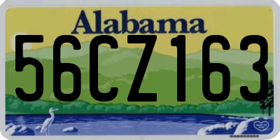 AL license plate 56CZ163