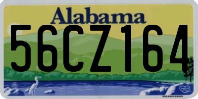AL license plate 56CZ164