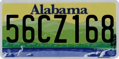AL license plate 56CZ168
