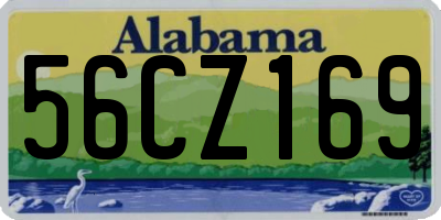AL license plate 56CZ169