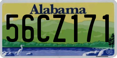 AL license plate 56CZ171