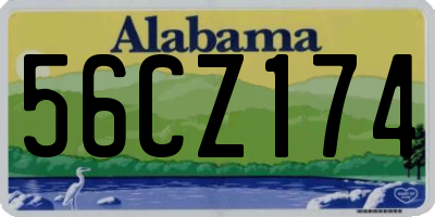 AL license plate 56CZ174