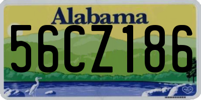 AL license plate 56CZ186