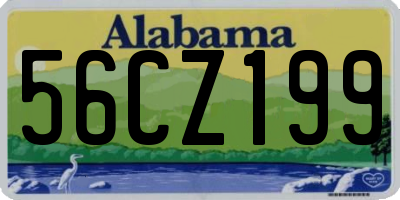 AL license plate 56CZ199