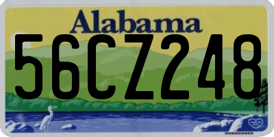 AL license plate 56CZ248