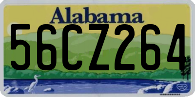 AL license plate 56CZ264