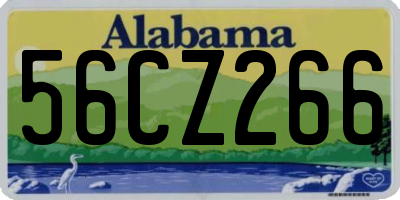 AL license plate 56CZ266