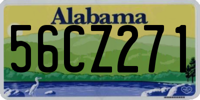AL license plate 56CZ271