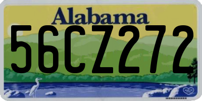 AL license plate 56CZ272