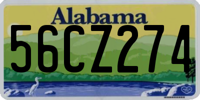 AL license plate 56CZ274