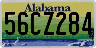 AL license plate 56CZ284