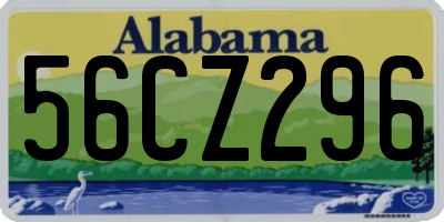 AL license plate 56CZ296