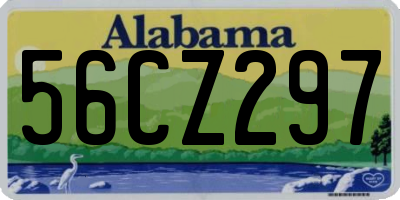 AL license plate 56CZ297
