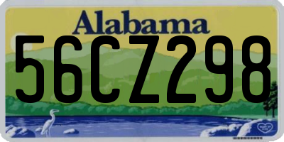 AL license plate 56CZ298