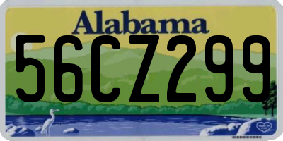 AL license plate 56CZ299