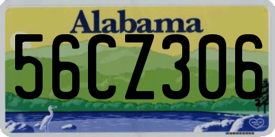 AL license plate 56CZ306