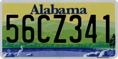 AL license plate 56CZ341