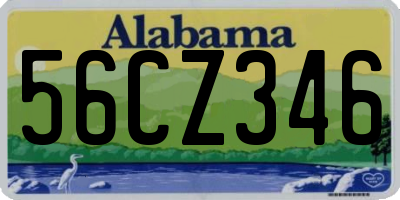 AL license plate 56CZ346